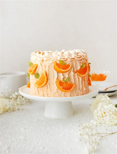 Orange Decorated Cake