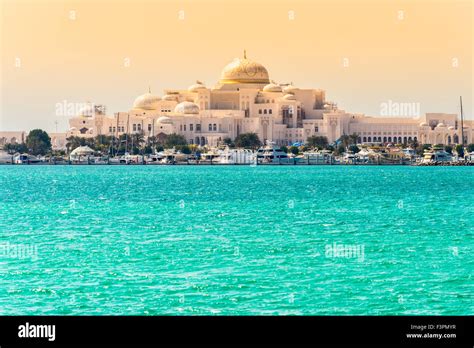 Emirates Palace Marina, Abu Dhabi, United Arab Emirates Stock Photo - Alamy