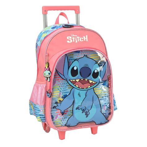 Mochila Rodinha Luxcel Disney Stitch Salm O