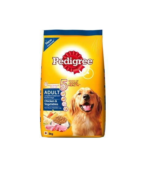 Pedigree Adult Dog Food Chicken And Vegetables 3 Kg