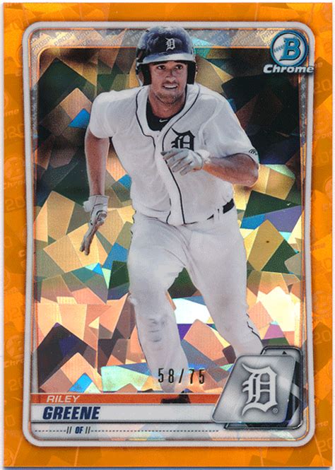 Yahoo Riley Greene Mlb Bowman Chrome Sapphire