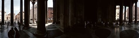 Panoramas Italy: Pantheon, Rome (interior) / temple, church, Catholic — Joel DeGrand