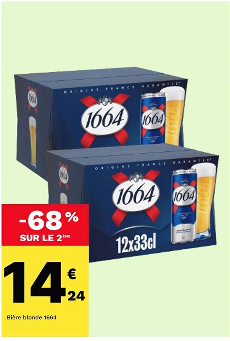 Promo Bière Blonde chez Carrefour iCatalogue fr