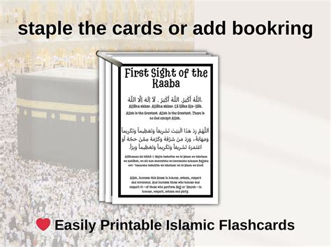 Umrah Dua Cards Printable Umrah Duas Card Umrah Prayer - Etsy