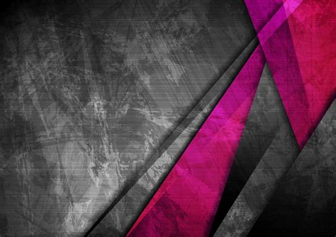 Grunge tech material pink and dark grey background 25910770 Vector Art ...