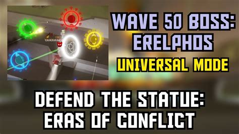 Fighting Erelphos Universal Mode Final Boss Defend The Statue Eras