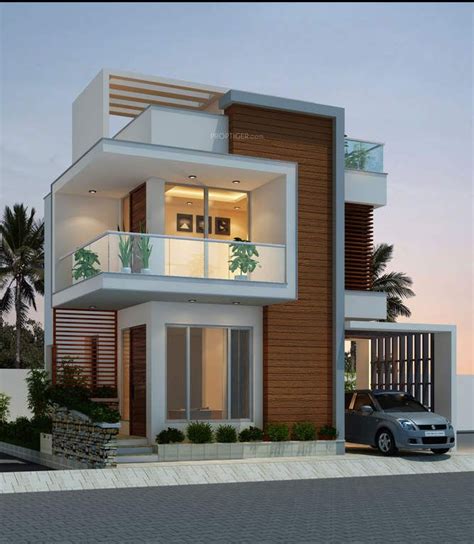 headway-fortune-residency-villa-elevation-621167 | Facade house, House architecture styles ...