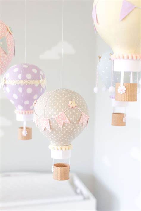 Hot Air Balloon Baby Mobile Travel Theme By Sunshineandvodka Diy Hot