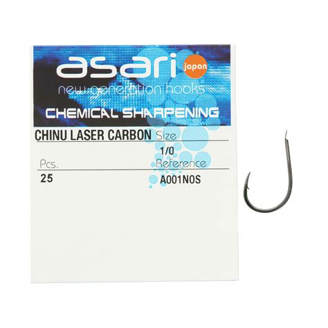 Anzuelo Asari Chinu Laser Carbon Bl N Planeta Pesca Tienda