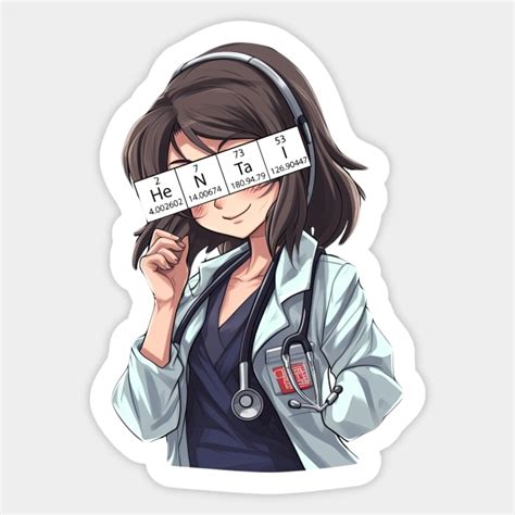 Hentai Doctor Periodic Table Hentai Sticker Teepublic
