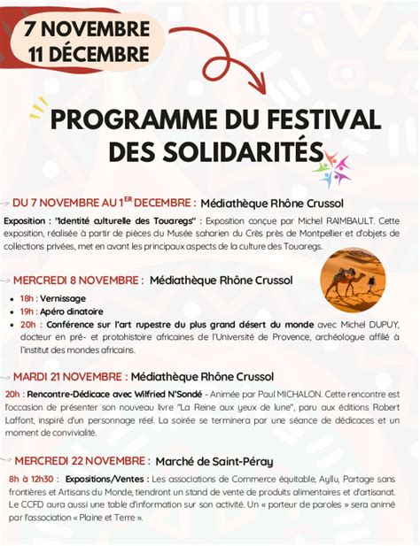 Festival des Solidarités 2023 Yapluka