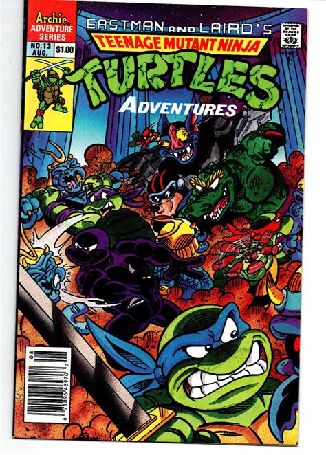 Teenage Mutant Ninja Turtles Adventures 13 Newsstand 1990 Vf Nm