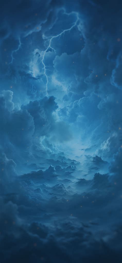 Clouds & Lightnings Blue Wallpapers - Blue Clouds Wallpapers 4k