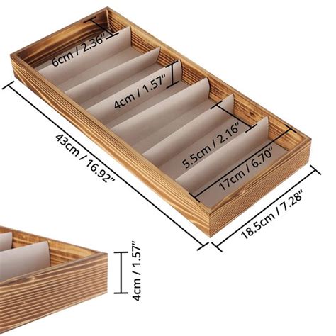 Kurtzy Houten Zonnebril Display Organizer Doos Compartimenten Voor