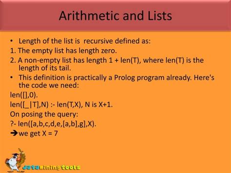 Prolog Arithmetic Operations In Prolog Ppt