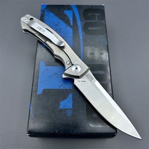 Zero Tolerance Zt 0450 Titanium Flipper Knife Usa Made Deal