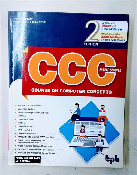 Bpb Ccc Course On Computer Concepts Made Simple 2022 By Satish Jain