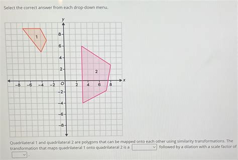 Solved Select The Correct Answer From Each Drop Down Menu