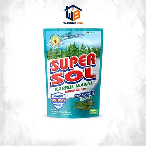 Jual Supersol Karbol Wangi Eucalyptus 750 Ml Di Seller Warung Beni