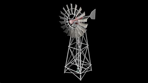 ветряная мельница 3D Модель $6 - .obj .fbx .unknown .3ds .c4d - Free3D