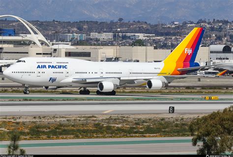 DQ FJL Air Pacific Boeing 747 412 Photo by Gaëtan De Meyer ID 995900