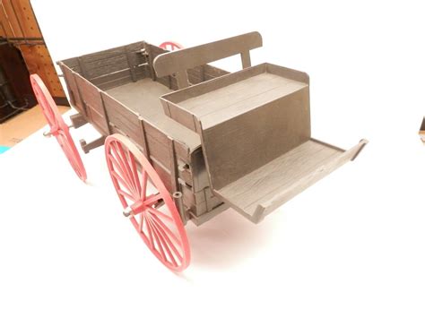 Vintage Johnny West Covered Wagon As Is With Original Box Ebay