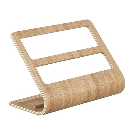 Support Pour Tablette En Bois Naturel X X Cm Rin Qechic