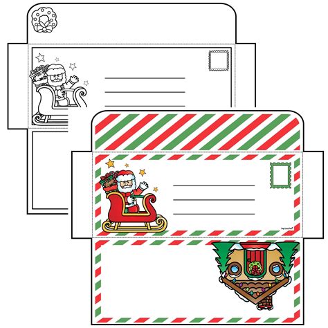 Letter To Santa Envelopes Top Teacher