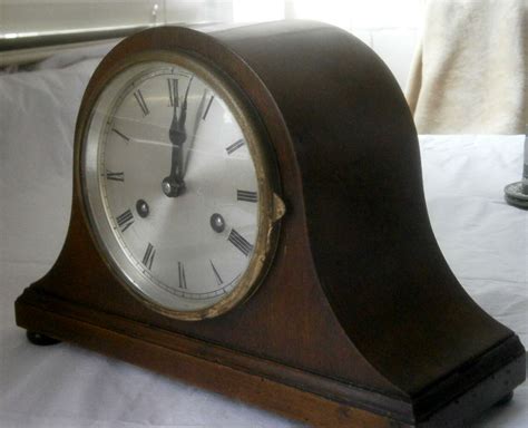 Elegant Napoleon Hat Chiming Mantle Clock No Key Or Pendulum Untested