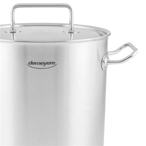 Marmite Inox Avec Couvercle 24cm 11L Commercial Demeyere