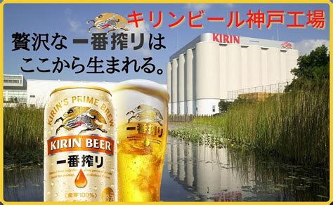 キリン一番搾り生ビール 神戸工場産 一番搾り生ビール 500ml×24缶（1ケース） キリンビール 神戸市 お酒 ビール ギフト E1208