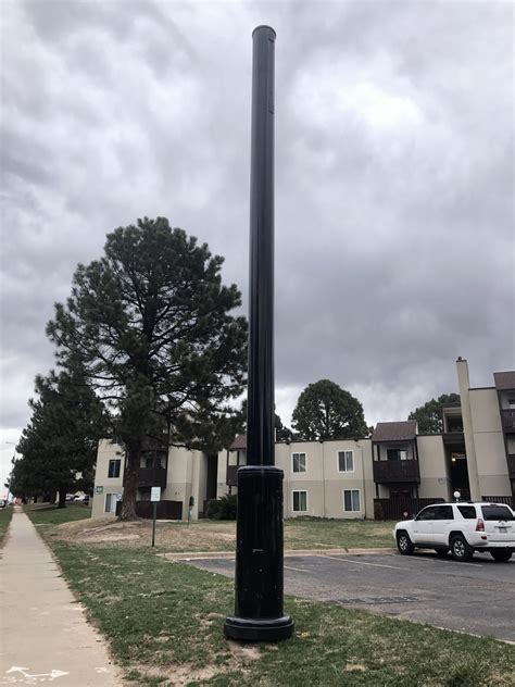 What Is This Tall Black Pole Appeared Across The Street A Few Weeks