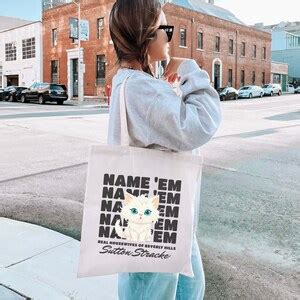 Name 'em Sutton RHOBH Cotton Canvas Tote Bag, Real Housewives of ...