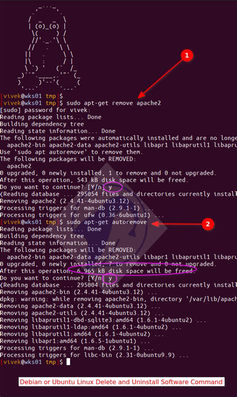 Linux Delete And Uninstall Software Command Nixcraft