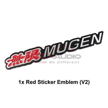 Buy Genuine D Mugen V Logo Emblem Honda Proton Perodua Toyota