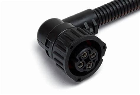AX5231 Разъем байонет (розетка) 1-967325-1 (4pin) 4 контакта с угловым ...