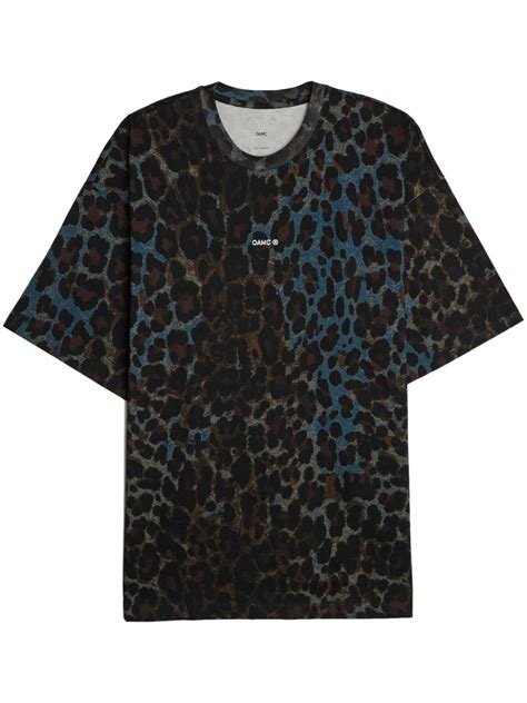 OAMC Playera Con Estampado Leopard Game Farfetch