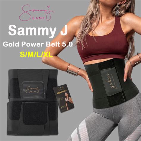 Sammy J Gold Power Belt 50 Slimming Belt Original Waist Trainer Body