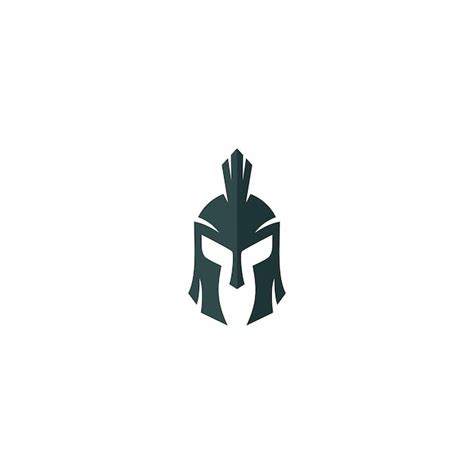 Premium Vector Spartan Helmet Creative Logo Design