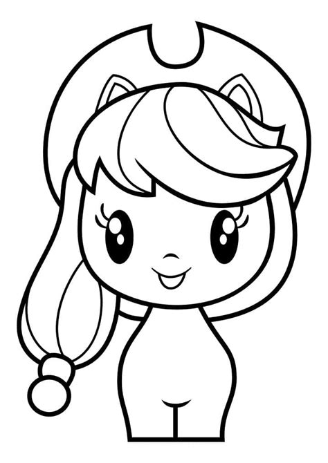 Coloriage Mlp Cutie Mark Crew Applejack T L Charger Et Imprimer