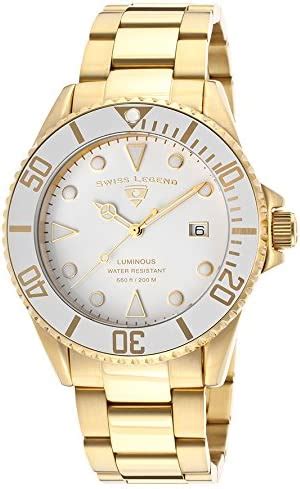 Amazon Swiss Legend Yg Luminous Gold Tone