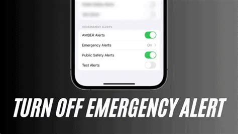 How To Turn Off Emergency Alerts On Your Iphone