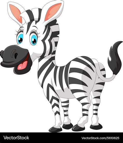 Cute Animated Zebra