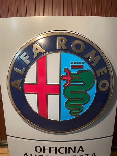 Illuminated Alfa Romeo Dealership Sign Pcarmarket