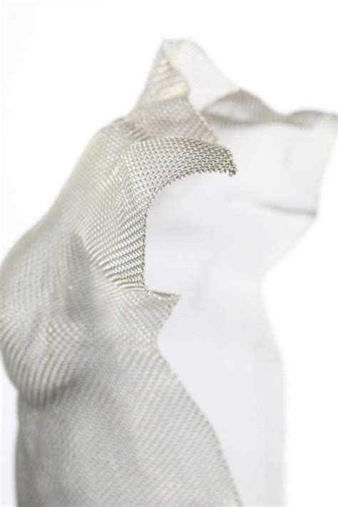 Lot WIRE MESH FEMALE NUDE TORSO SCULPTURE