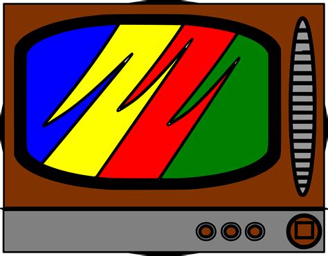 clipart broken tv