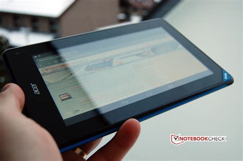 Test Acer Iconia B A Tablet Notebookcheck Tests