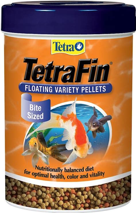 TetraFin Floating Variety Pellets Goldfish Food 1 87 Oz Jar Chewy