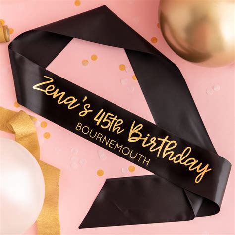 Personalised Birthday Party Sash - Postbox Party