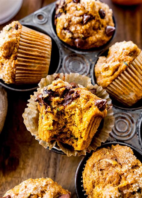 Pumpkin Zucchini Muffins Two Peas And Their Pod